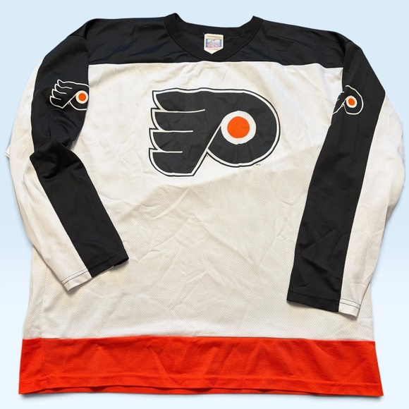 Off the Bench Other - Philadelphia Flyers Jersey Mens XL White NHL Hockey Off The Bench Mesh Pullover